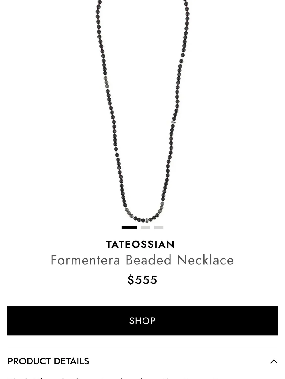 Teteossian Formentera Beaded Necklace